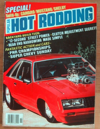 POPULAR HOT RODDING 1983 NOV - A/GAS WILLYS STREET MACHINE